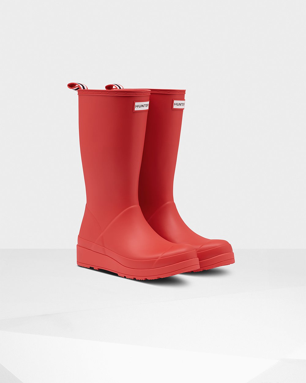 Play Botas Original Tall Rain Hunter Mujer - Rojos - 250943KBV